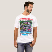 NOORD-SHORE-GESCHIEDENIS VAN OVERDURFPIJPLEIDING T-SHIRT (Voorkant volledig)