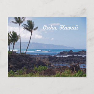 Noord-Shore op het eiland Oahu in Hawaii Briefkaart
