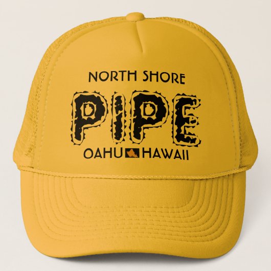 NOORD SHORE PIPE OAHU HAWAII TRUCKER PET (Voorkant)