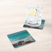 "Noord-Shore Waves" 2, Olievlekken Kartonnen Onderzetters (Insitu)