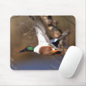 Noord-Shoveler Duck Mousepad Muismat (Met muis)