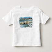 Noord-Slope, Alaska. Polaire Beren Ursus Kinder Shirts (Voorkant)