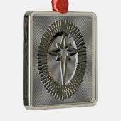 Noord-Star kerstversieringen Metalen Ornament (Rechts)
