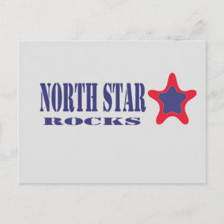 Noord-Star Rocks (grijs, blauw, rood) Briefkaart