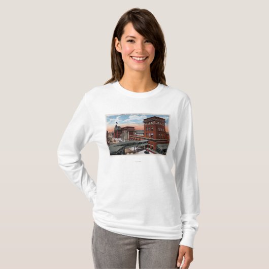 Noord-station - Railroad Depot T-shirt (Voorkant volledig)