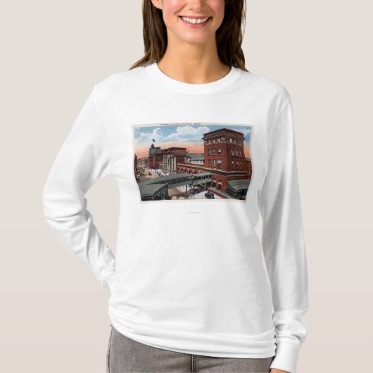 Noord-station - Railroad Depot T-shirt (Voorkant)