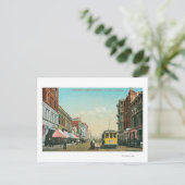 Noord-Uitzicht van 5th Street van F Street Briefkaart (Staand voorkant)