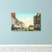 Noord-Uitzicht van 5th Street van F Street Canvas Afdruk (Insitu (Houten vloer))