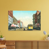 Noord-Uitzicht van 5th Street van F Street Canvas Afdruk (Insitu (Woonkamer))