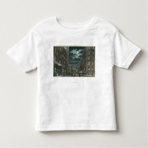 Noord-Uitzicht van Chenango Street bij Night Kinder Shirts