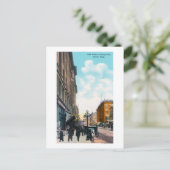 Noord-Uitzicht van First Avenue Briefkaart (Staand voorkant)