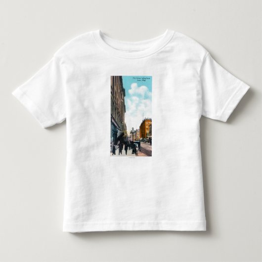 Noord-Uitzicht van First Avenue Kinder Shirts (Voorkant)