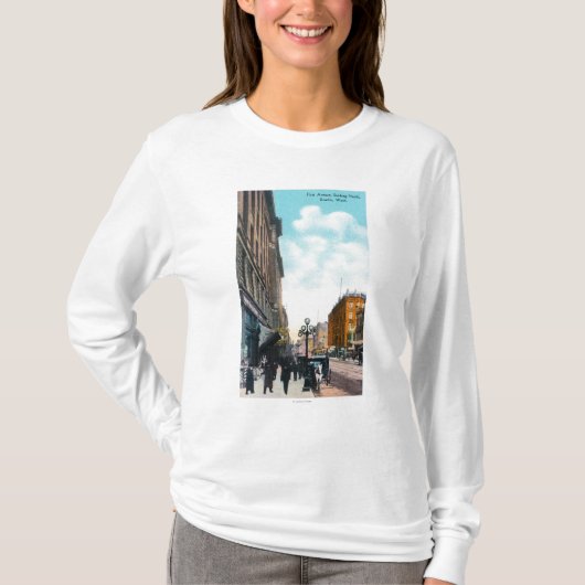 Noord-Uitzicht van First Avenue T-shirt (Voorkant)