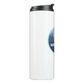 Noord-Umpqua Wild en Schilderachtig River Oregon Thermosbeker (Gedraaid links)