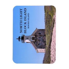 Noord-vuurtoren, Block Island RI Flexi-Magnet Magneet