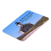 Noord-vuurtoren, Block Island RI Flexi-Magnet Magneet (Linkerzijde)