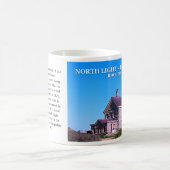 Noord vuurtoren, Block Island, RI Mok (Center)