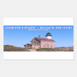 Noord vuurtoren, Stickers van Block Island RI