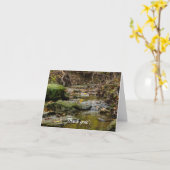 Noord-Week Creek Landschap Hartelijk dank Kaart (Gele Bloem)