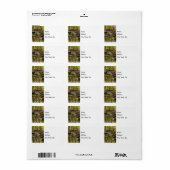 Noord-WeekCreek-adreslabel Etiket (Full Sheet)