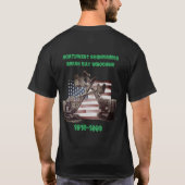 NOORD-WEST ENGINEERGROENE BAY WISCONSIN CRANE T-SHIRT (Achterkant)