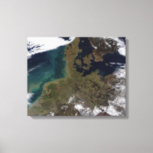 Noord-Western Europa Canvas Afdruk