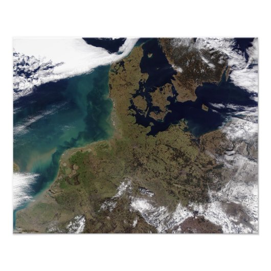 Noord-Western Europa Foto Afdruk (Voorkant)