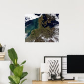 Noord-Western Europa Poster (Thuiskantoor)