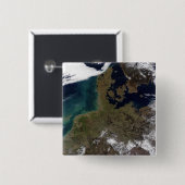 Noord-Western Europa Vierkante Button 5,1 Cm (Voorkant /achterkant)