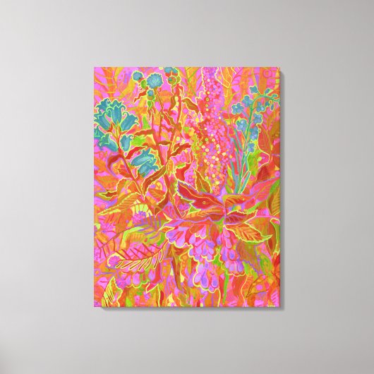 Noord-wilde bloemen Bright bloem Canvas Afdruk (Voorkant)