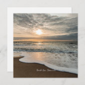 Noord-Zee, Denemarken pittoreske zonsondergang, (Voorkant / Achterkant)