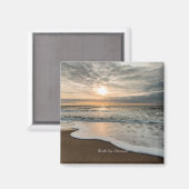 Noord-Zee, Denemarken pittoreske zonsondergang, Magneet (Voorkant / Achterkant)