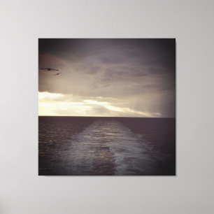 Noord-Zee Zeegezicht, Oceaan Uitzicht Canvas Afdruk