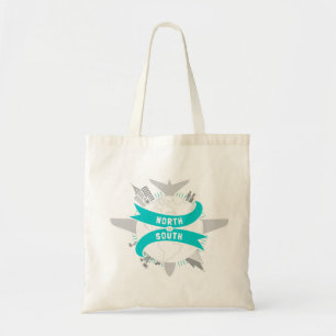 Noord-Zuid-Tas Tote Bag
