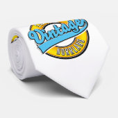 Noord-Zweden  logo Button Stropdas (Opgerold)