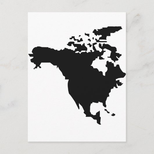 noordamerikaanse kaart (Voorkant)