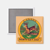 Noordbaai, Ontario - Magneet (Voorkant / Achterkant)
