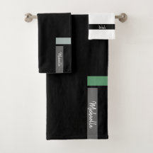 Noordblauw Boerenkool Groen Detail Monogram