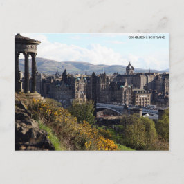 Noordbrug, Briefkaart Edinburgh met stad