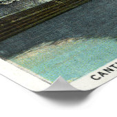 Noordbrug die Lewiston en Auburn verbindt Poster (Hoek)