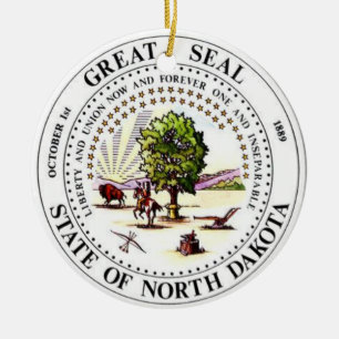 NoordDakota* Kerstversiering Keramisch Ornament