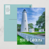noordelijk carolina briefkaart (Voorkant / Achterkant)
