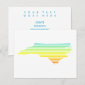 noordelijk carolina chill fade kaart (Voorkant / Achterkant)