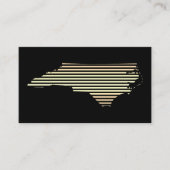 noordelijk carolina chill fade visitekaartje (Voorkant)