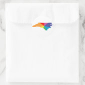 noordelijk carolina pride . ronde sticker (Tas)