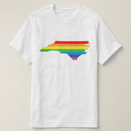 noordelijk carolina pride . t-shirt (Design voorkant)