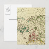 noordelijk halfrond 2 briefkaart (Voorkant / Achterkant)