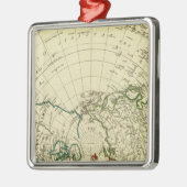 noordelijk halfrond 2 metalen ornament (Links)