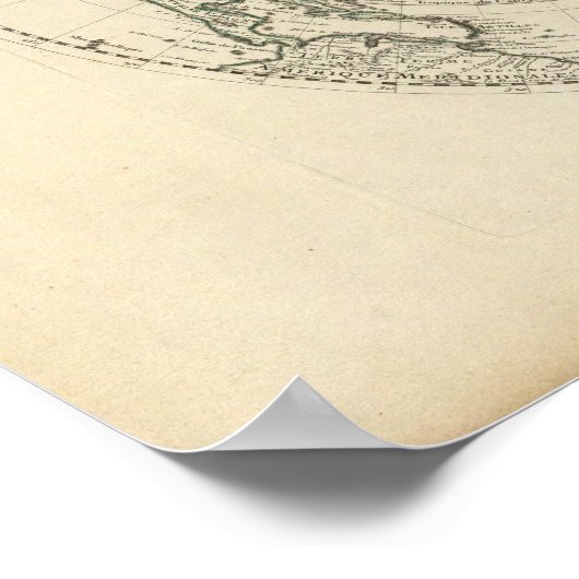 noordelijk halfrond 2 poster (Hoek)