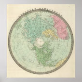 noordelijk halfrond 3 poster (Voorkant)